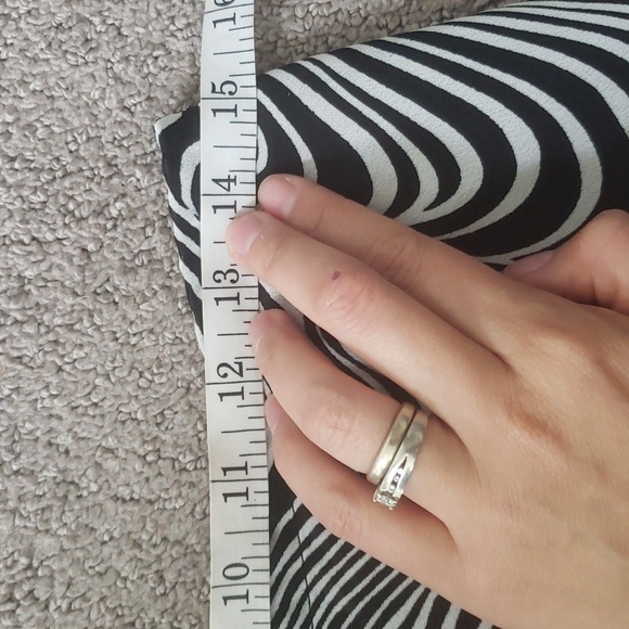 Della Spiga weekend waterfall black and white spiral graphic skirt cottagecore m - Picture 8 of 8